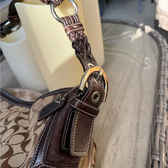 Coach~Signature Women's C Hobo Bag w adjustable Braided shoulder strap! - Picture 4 of 5